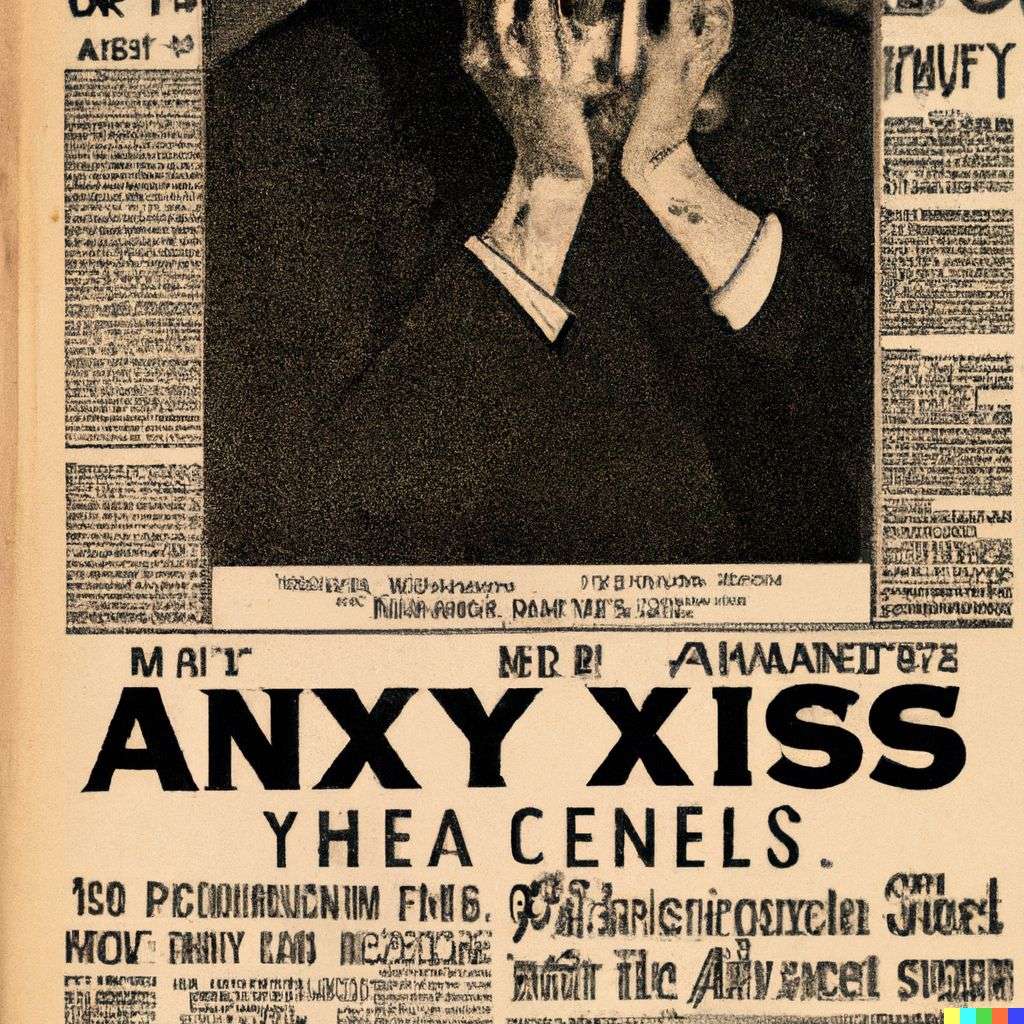 a representation of anxiety, front page of The New York Times, 1910